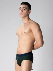 Cotton Olive Brief