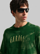 Garage Green Half Sleeve T-Shirt