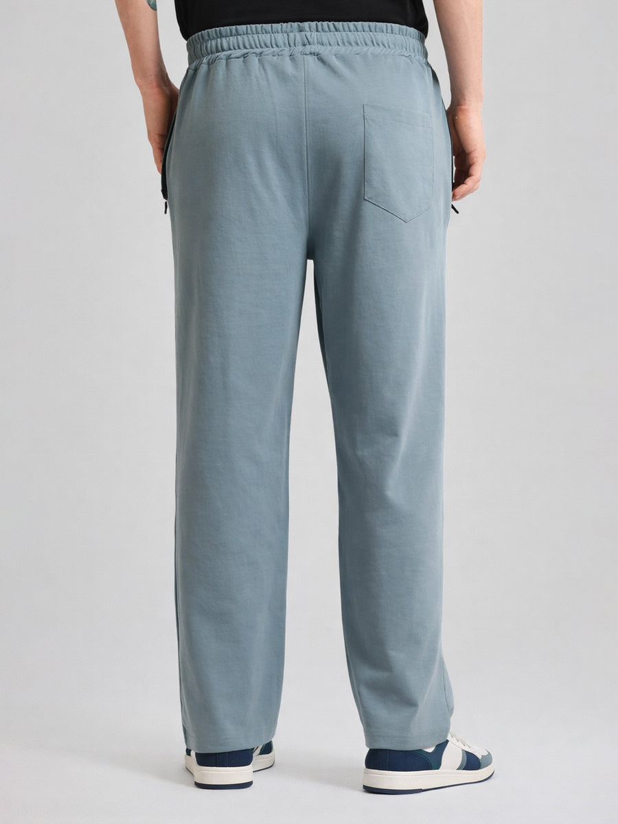 Canvas Baggy Fit Light Grey Track Pant