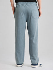 Canvas Baggy Fit Light Grey Track Pant