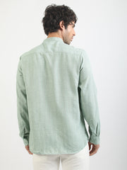 Self Jacquard Pista Full Sleeve Shirt