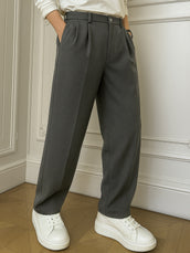 Korean Mist Green Elastic Trouser