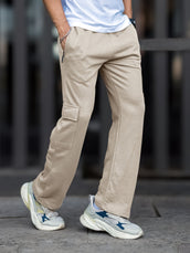 Solid Biscuit Baggy Fit Cargo