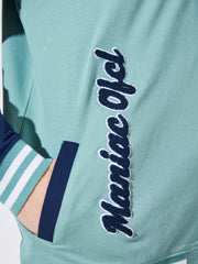 Official Berly Green Varsity Full Sleeve Jacket