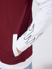 Curious Burgundy Full Sleeve Shacket