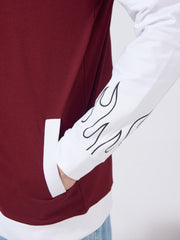 Curious Burgundy Full Sleeve Shacket