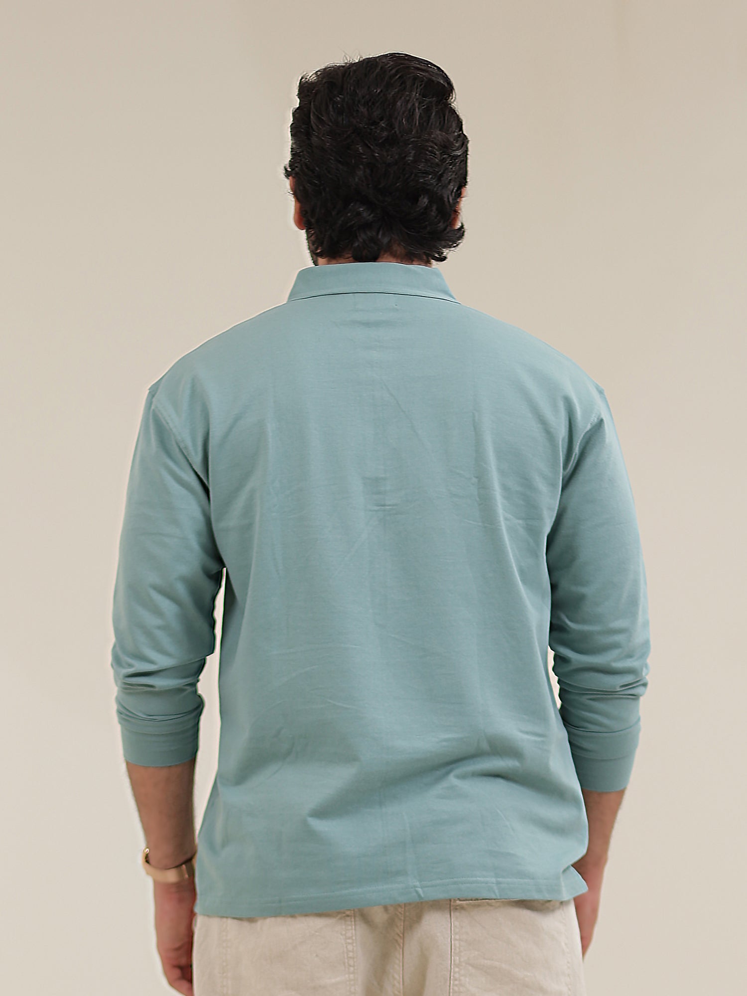 Cargo Pocket Green Polo T-Shirt