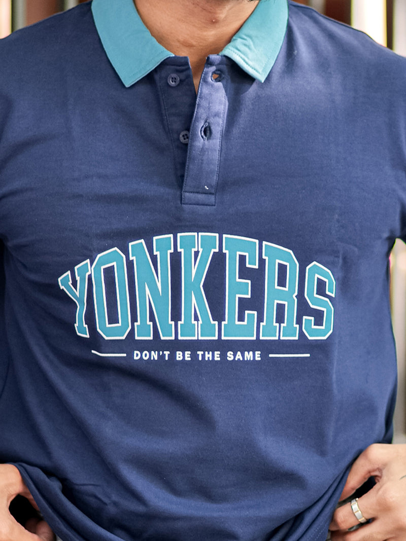 Yonkers Navy Oversized T-Shirt
