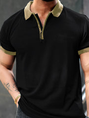 Solid Black Half Sleeve T-Shirt