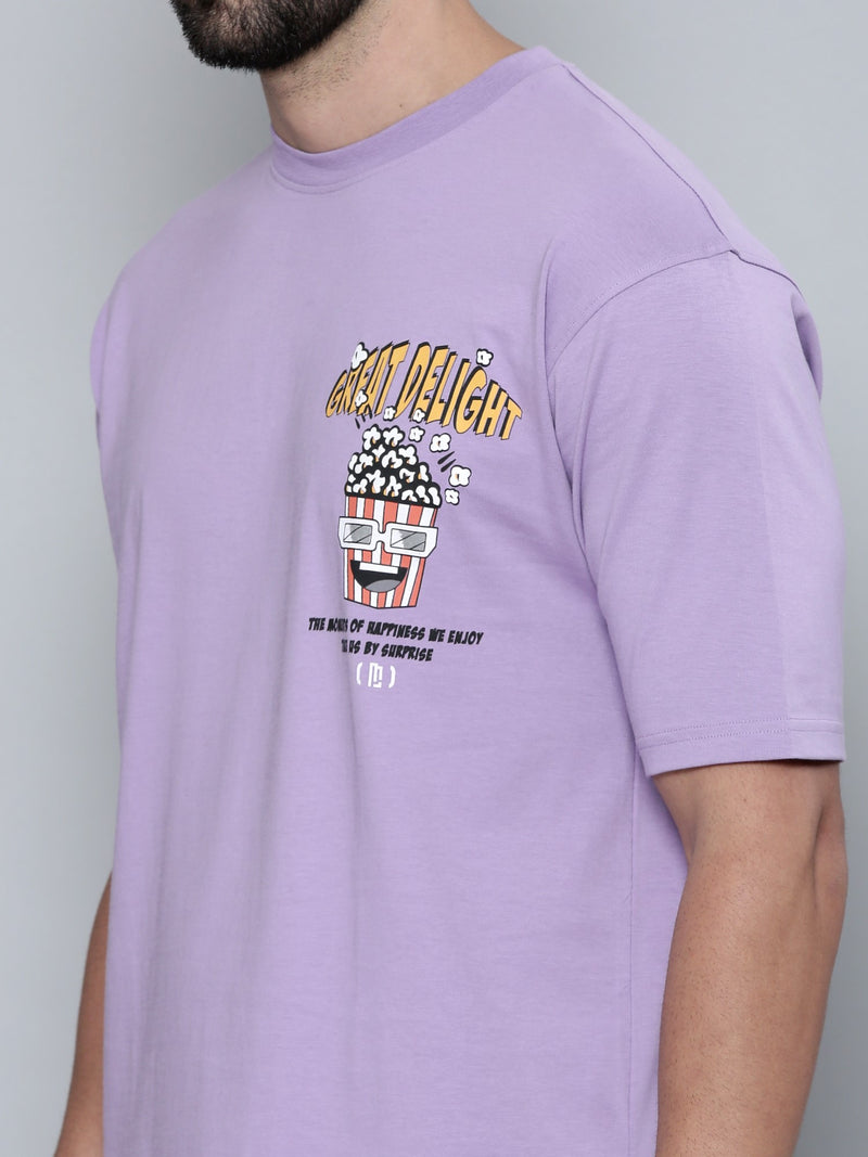 Great Delight Lavender Oversized T-Shirt