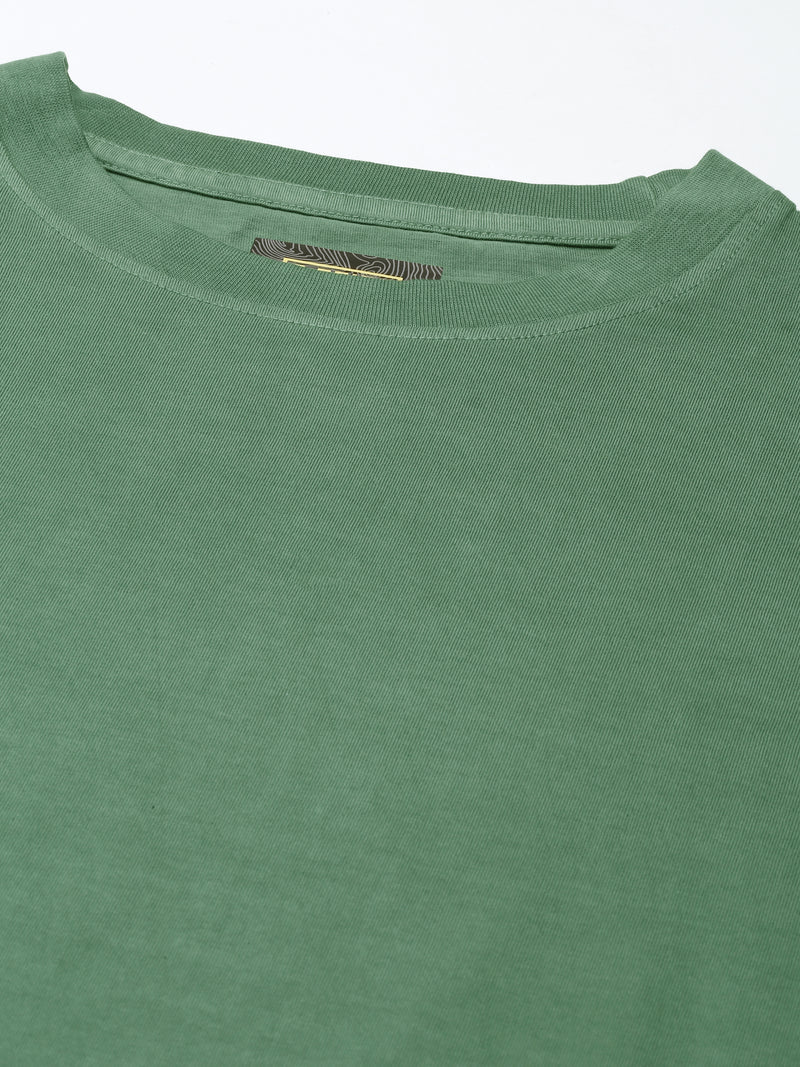 Ombre Hunter Green Oversized T-Shirt