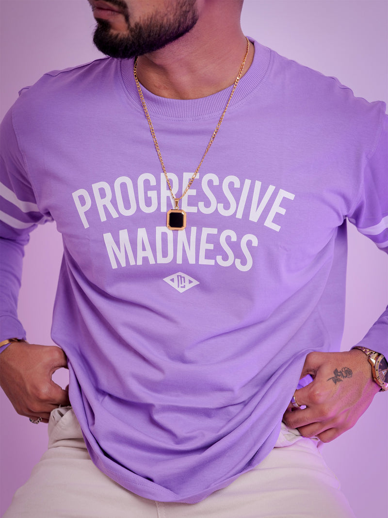Madness Lavender Full Sleeve T-Shirt