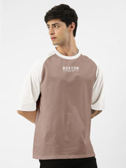 Boston Dusty Pink Half Sleeve T-Shirt