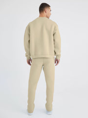 Solid Beige Cozy Cut Co-Ords