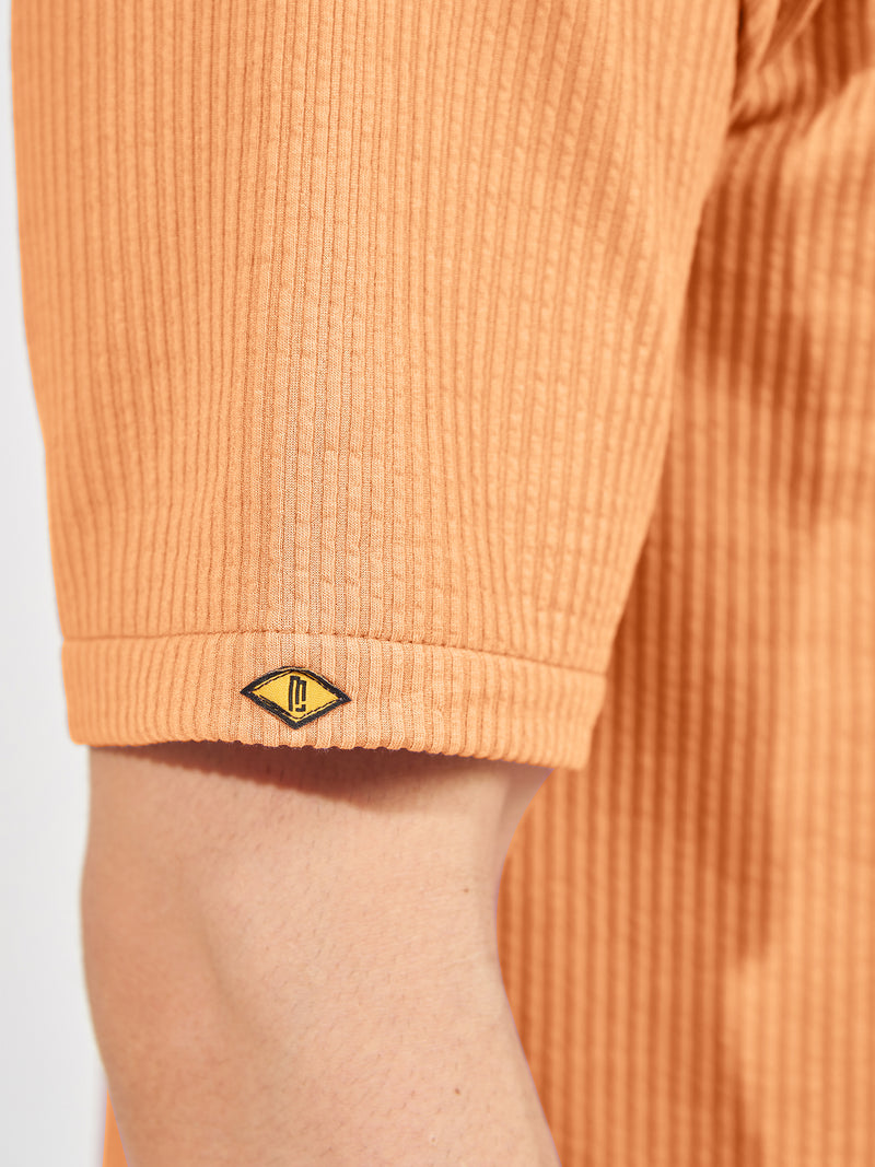 Elliot Knit Orange Lycra Shirt