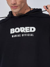 Bored Black Full Sleeve Sweatshirt
