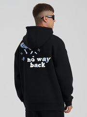 Trapped Black Loose fit Full Sleeve Sweatshirt