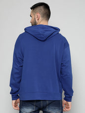 Broken Hearts Royal Blue Full Sleeve Sweatshirt