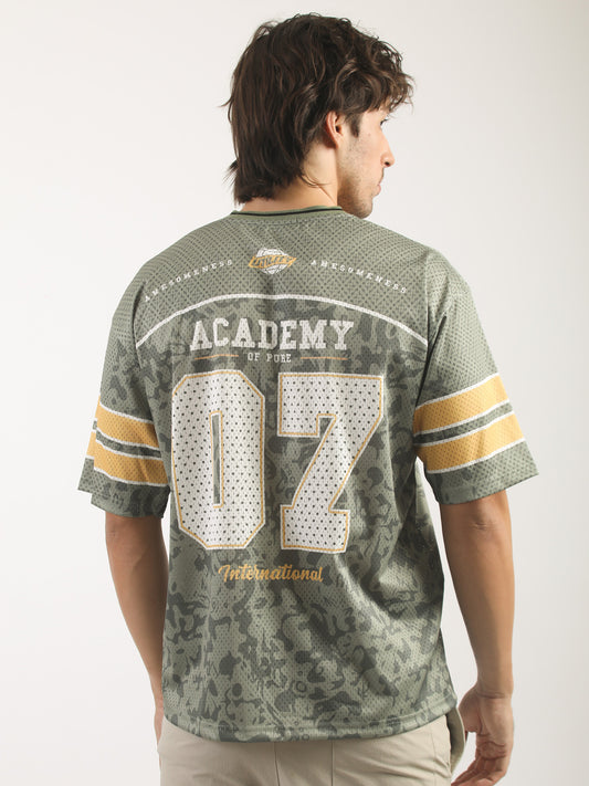 Mesh Jersey Green Tshirt