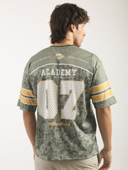 Mesh Jersey Green Tshirt