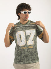 Mesh Jersey Green Tshirt