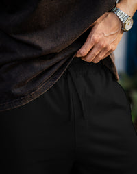 Baggy Fit Black Taped Pant