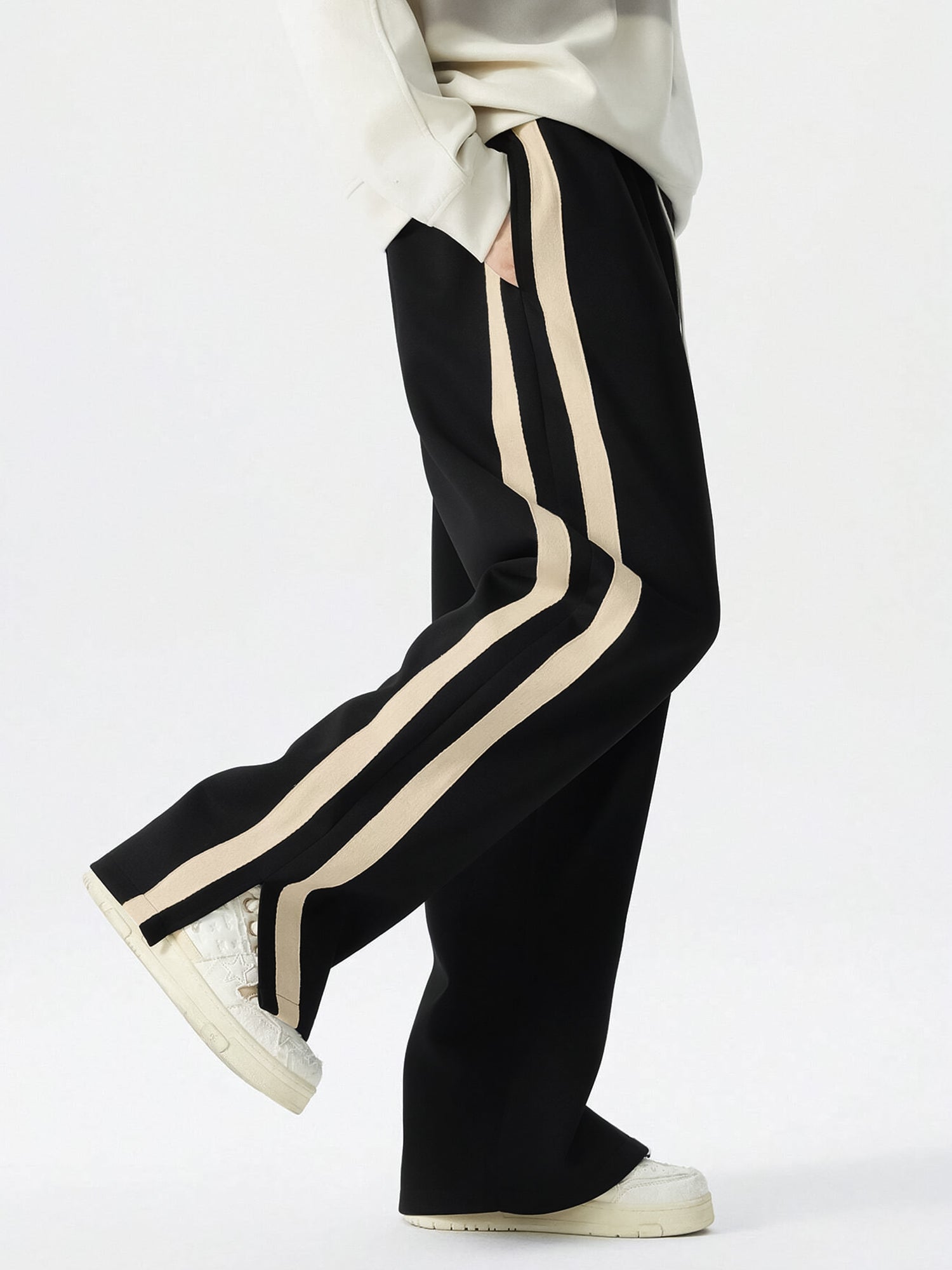 Dualtape  Black Baggy Fit Pant