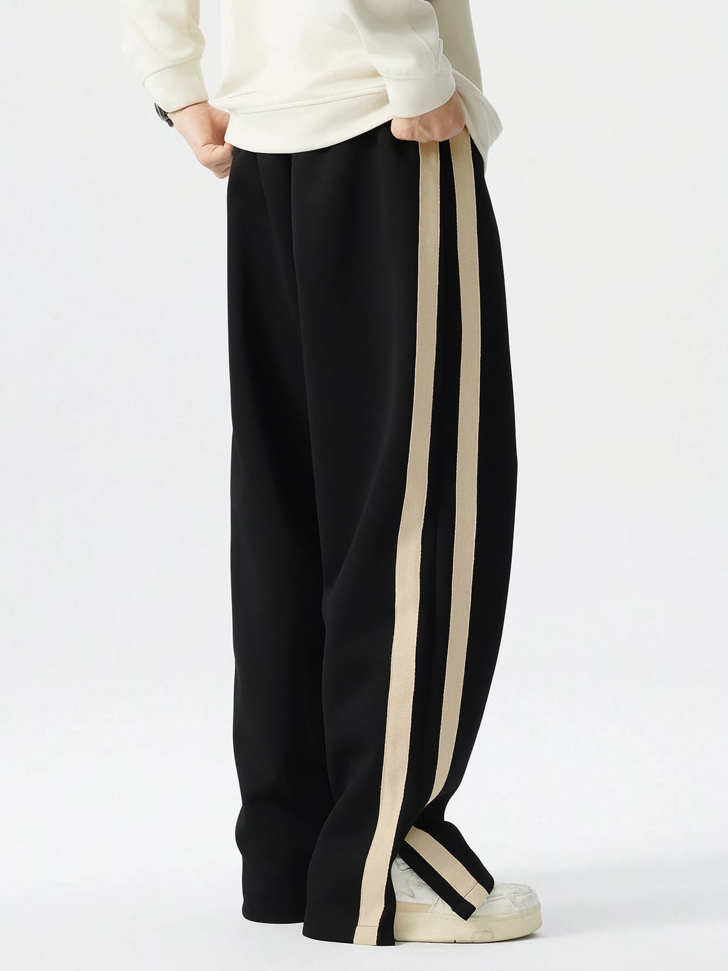 Dualtape  Black Baggy Fit Pant