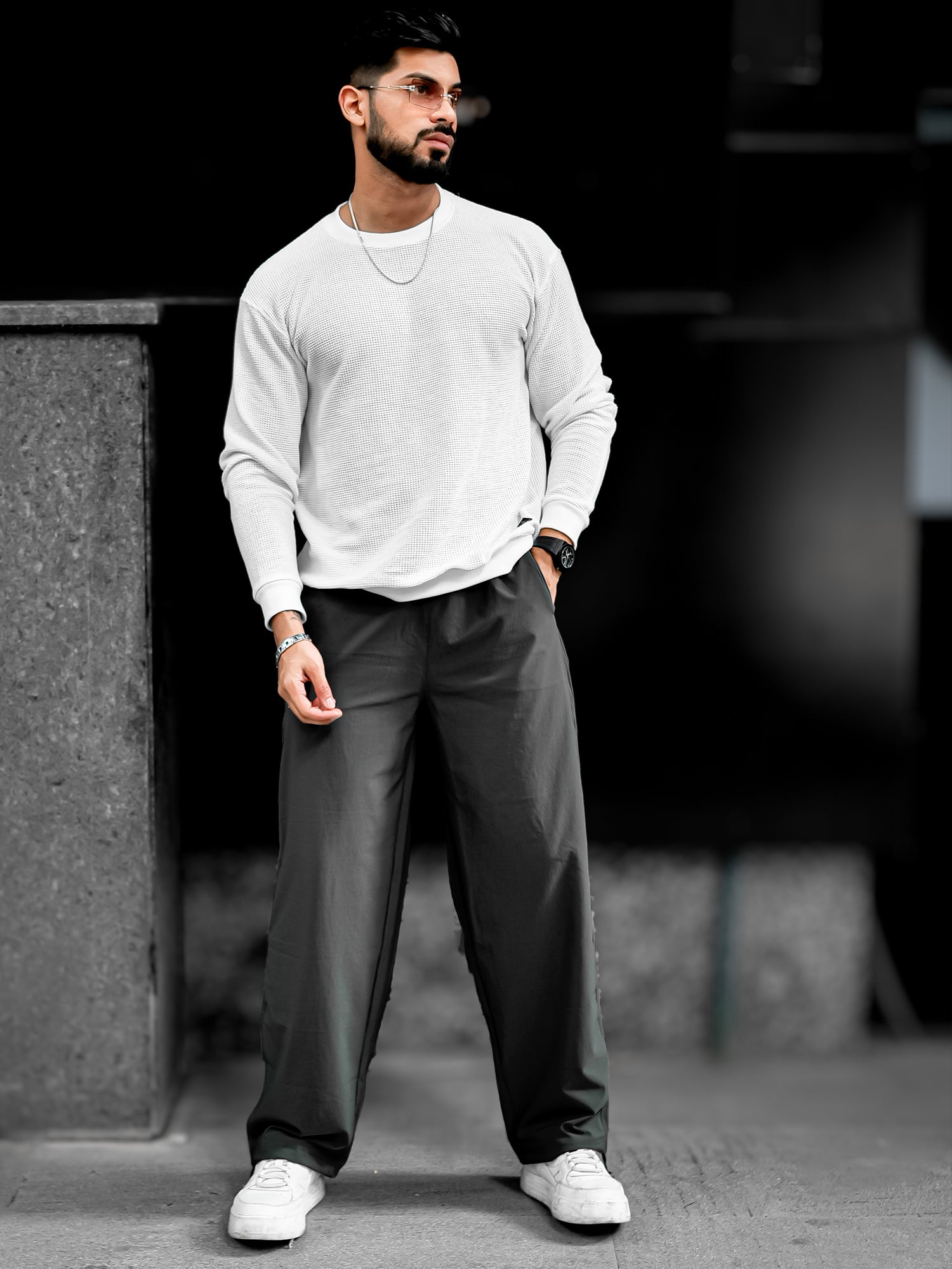 Parallel Fit DarkGrey Pant