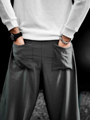 Tapered Fit Grey Pant