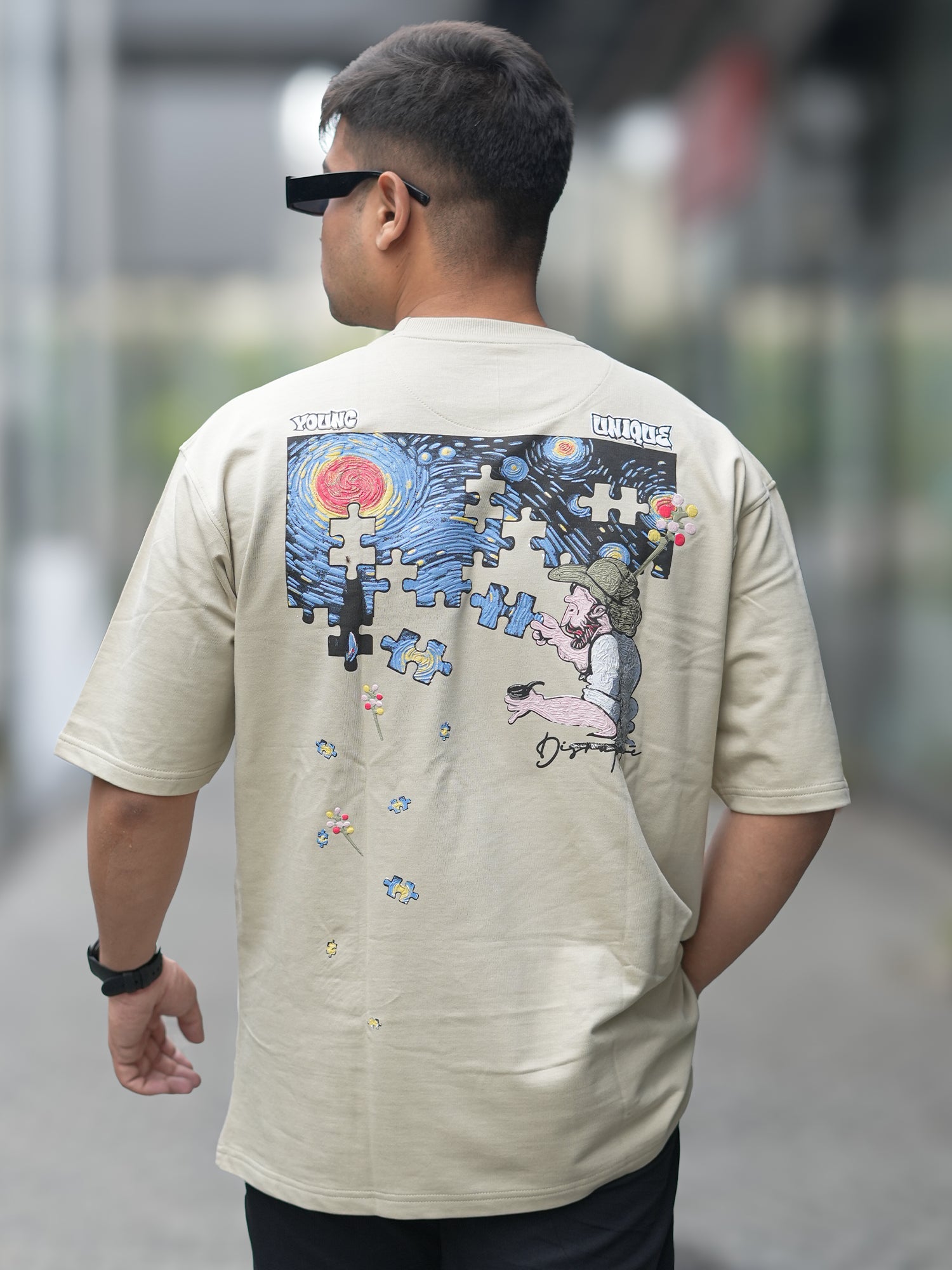 Puzzle Beige T-Shirt