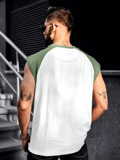 Boston White, Hunter Green Half Sleeve T-Shirt