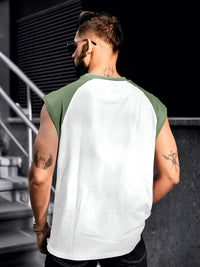 Boston White, Hunter Green Half Sleeve T-Shirt