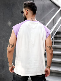 Boston White, Lavender Half Sleeve T-Shirt