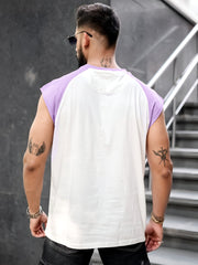 Boston White, Lavender Half Sleeve T-Shirt