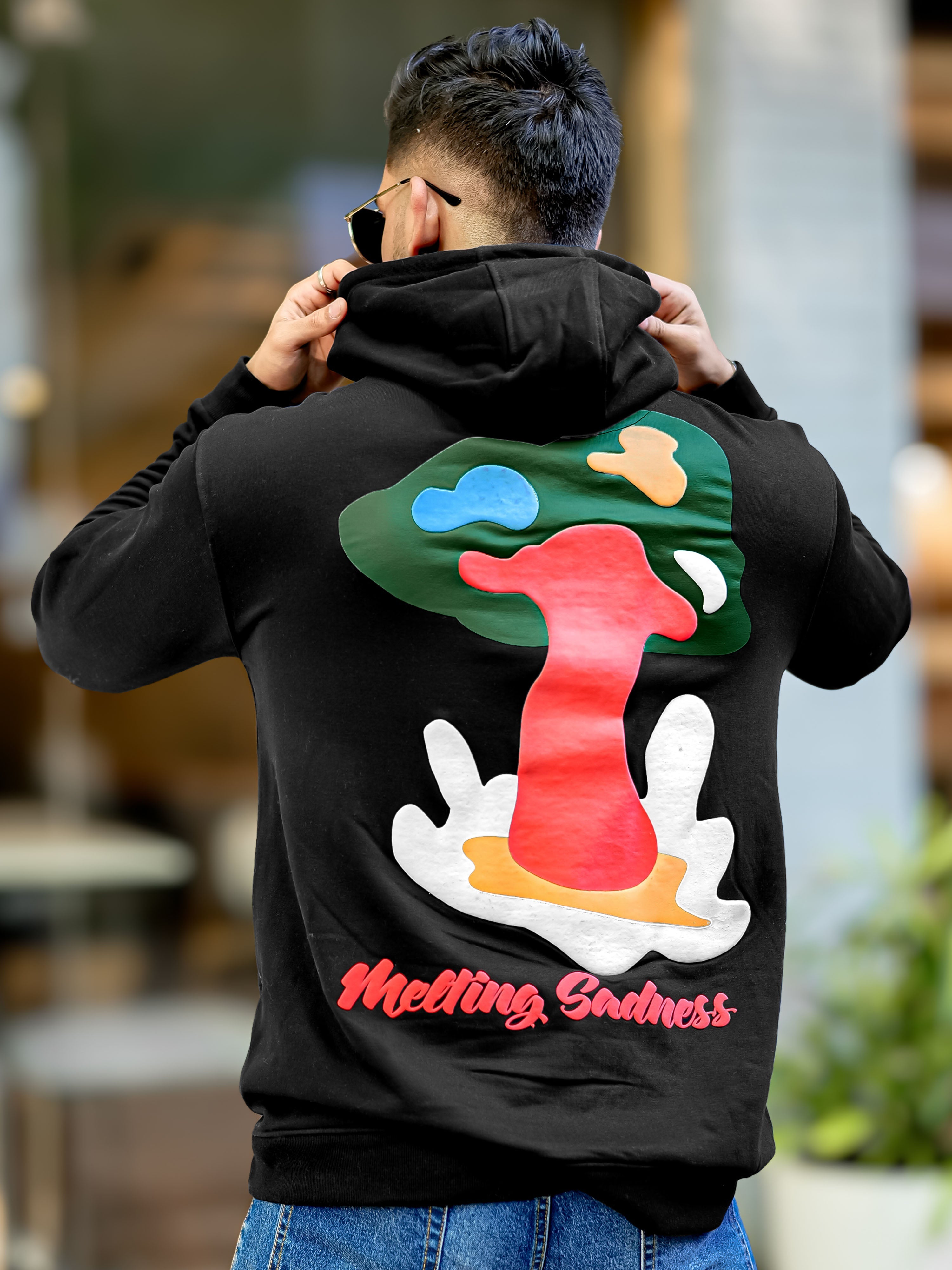 Mushroom Black Sweatshirt