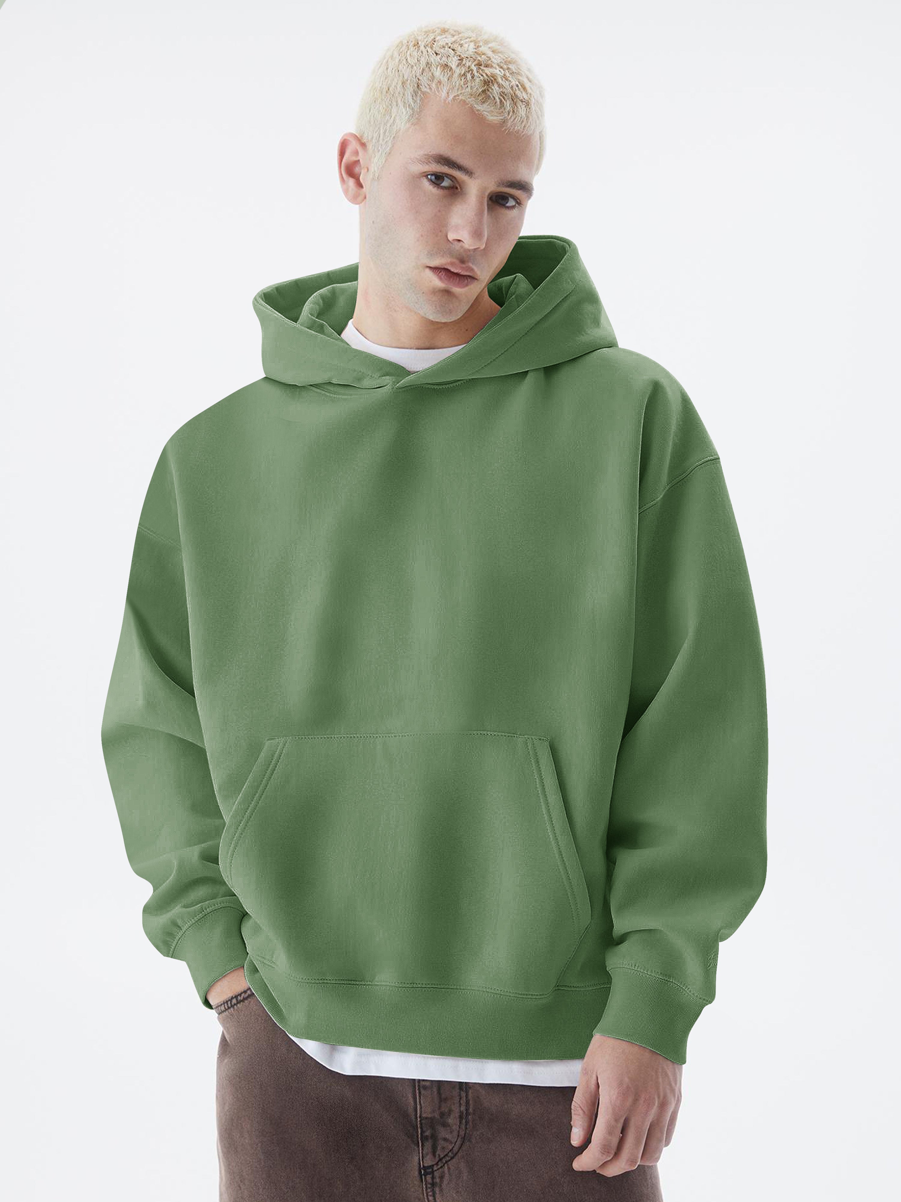 Cozy Cut  Pull Over Hunter Green Sweatshirt