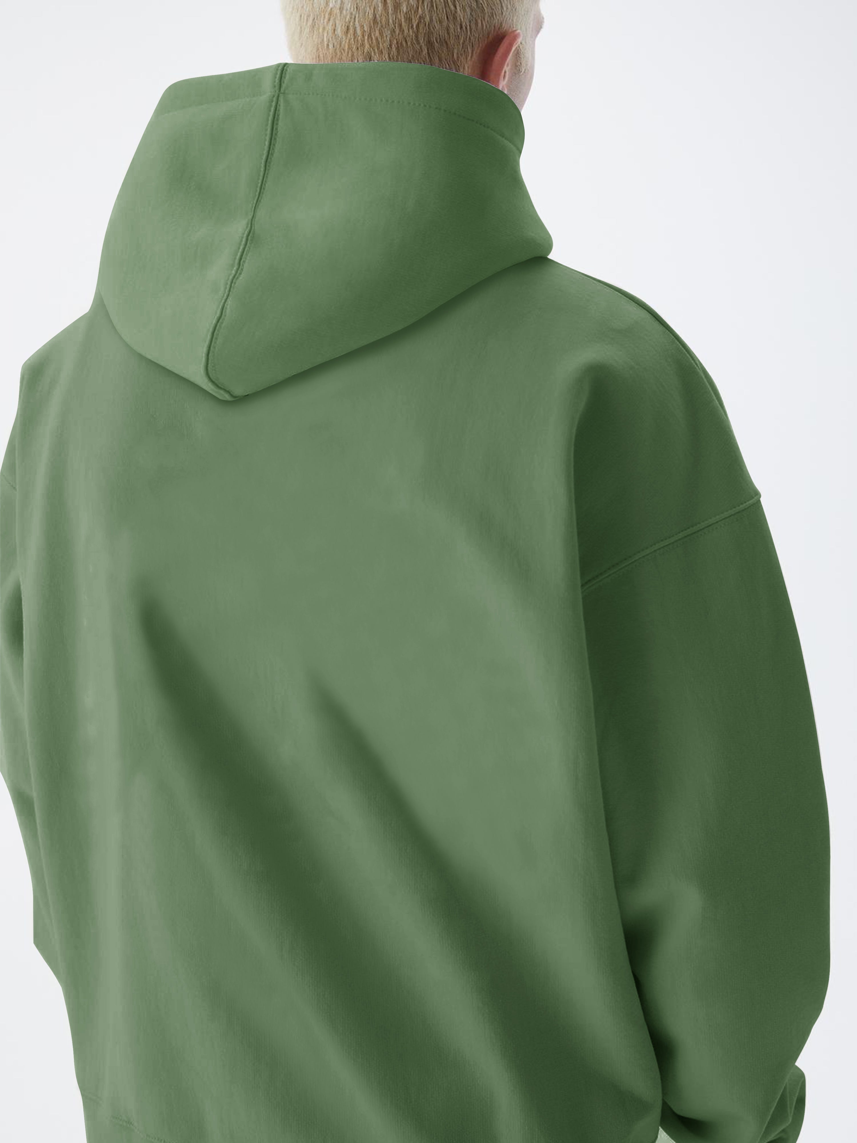 Cozy Cut  Pull Over Hunter Green Sweatshirt