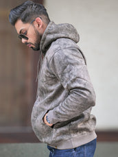 Cloud Printed Dark Green Full Sleeve Sweatshirt
