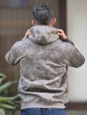 Cloud Printed Dark Green Full Sleeve Sweatshirt