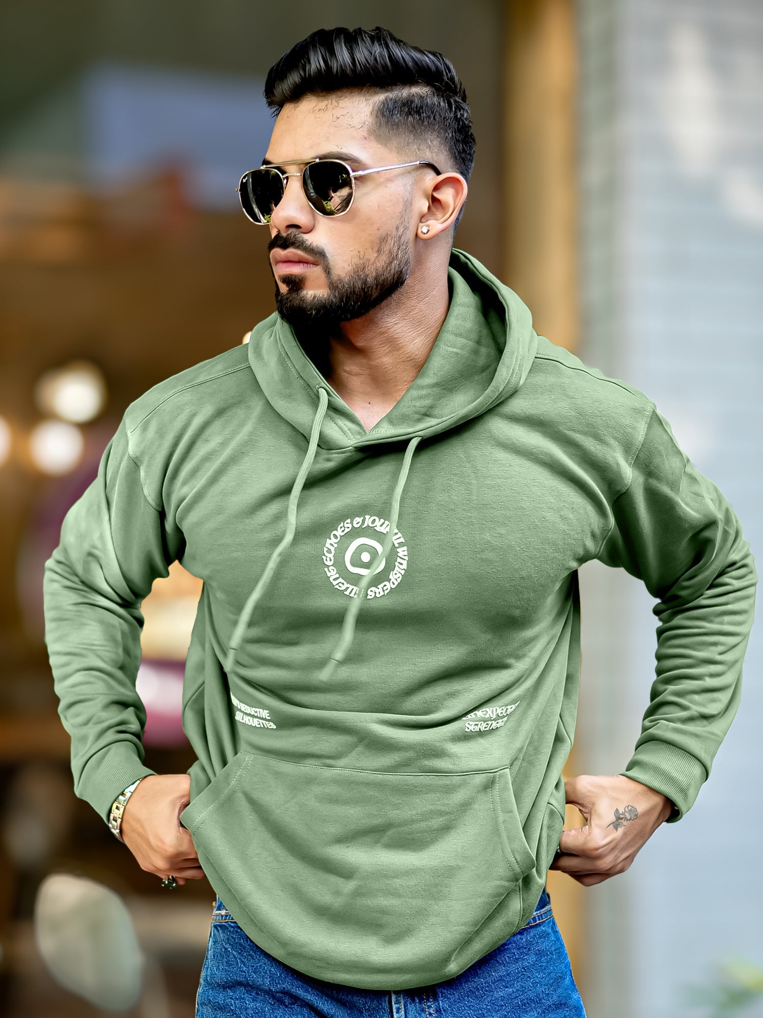 Joyfull Hunter Green Sweatshirt