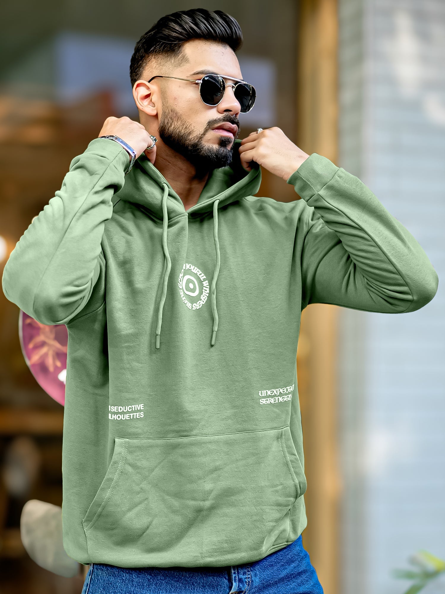 Joyfull Hunter Green Sweatshirt