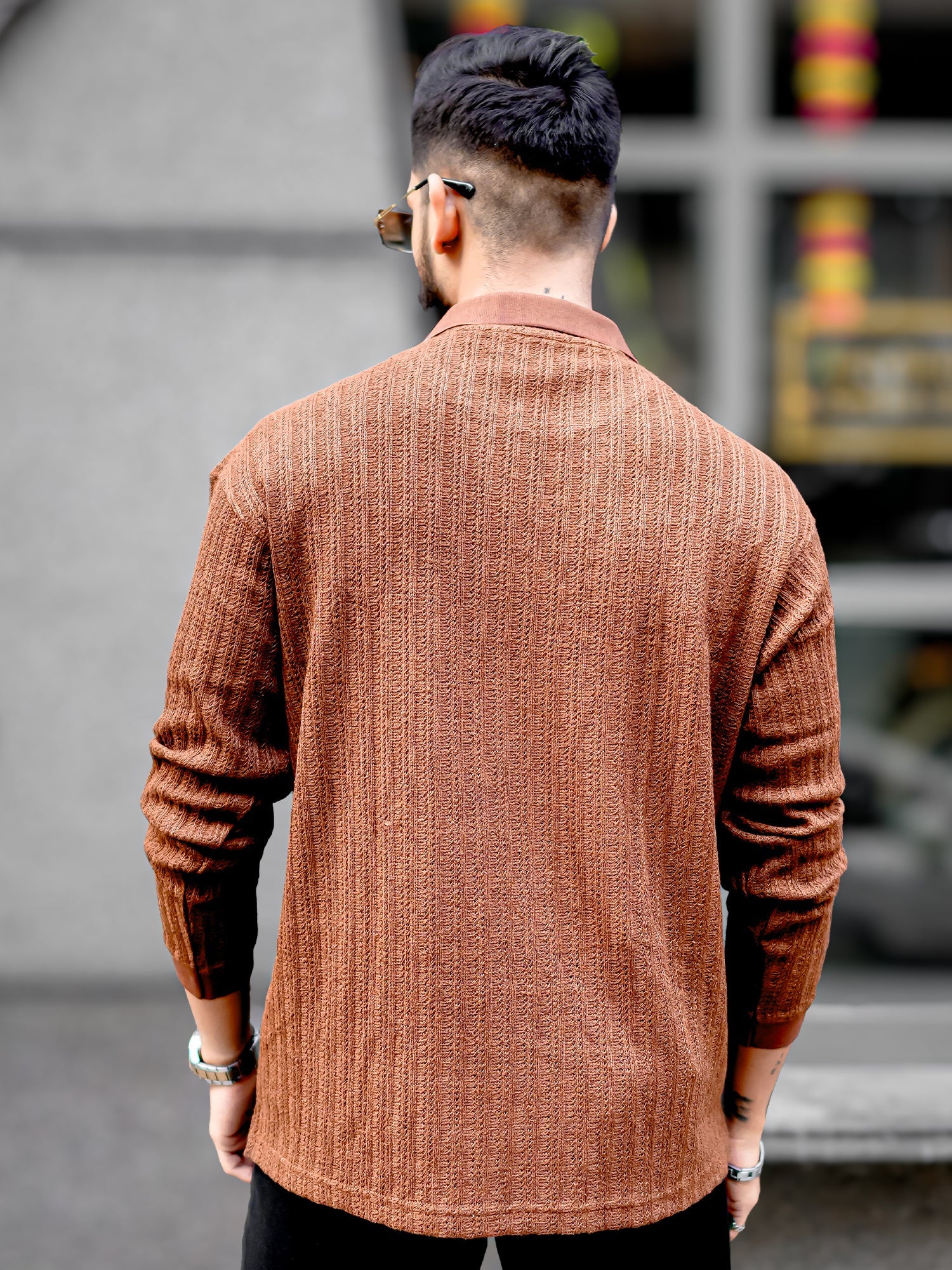 TeraKnit Brown Sweatshirt