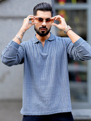 TeraKnit Light Grey Polo T-Shirt