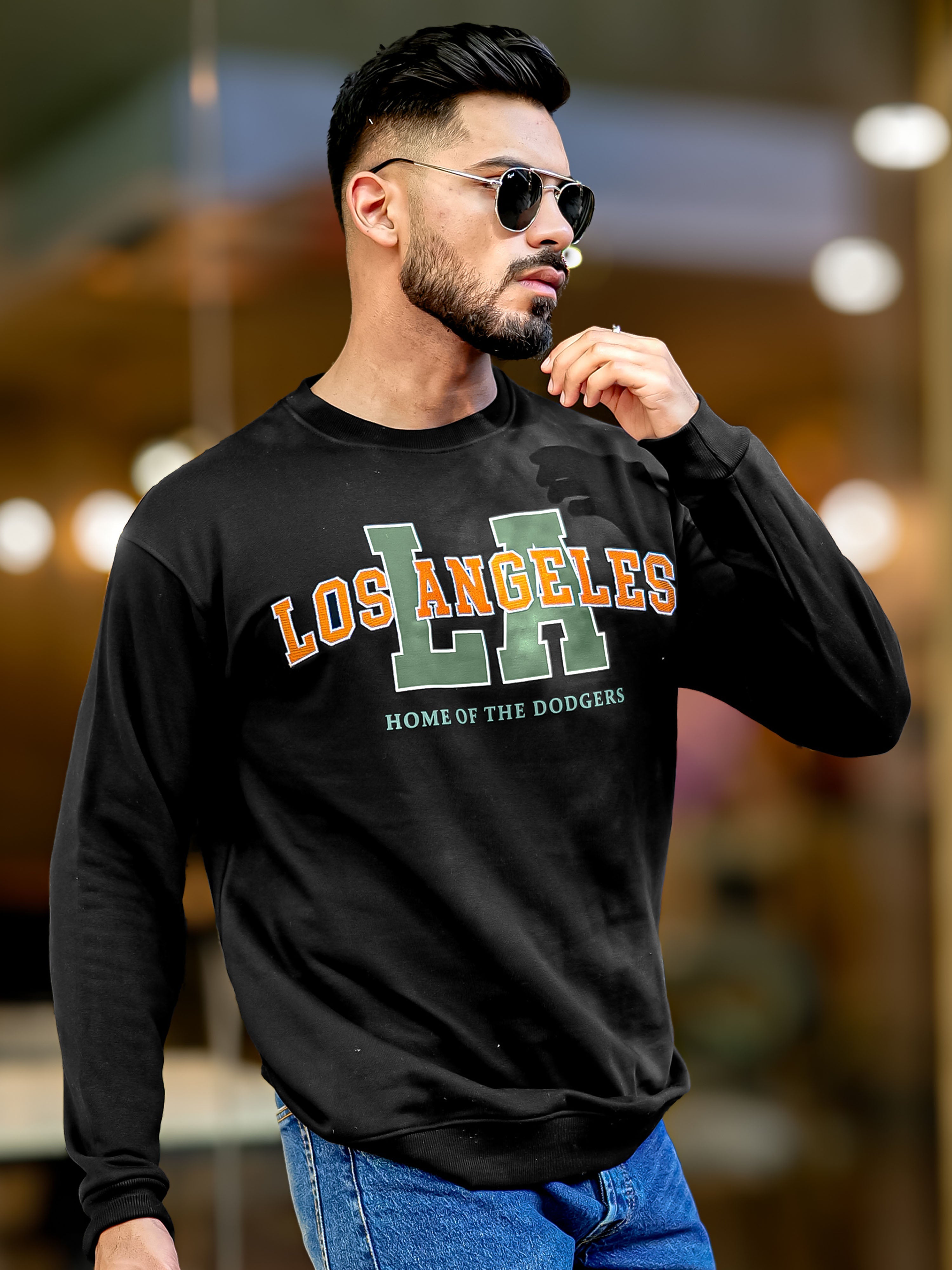 LosAngles Black Sweatshirt