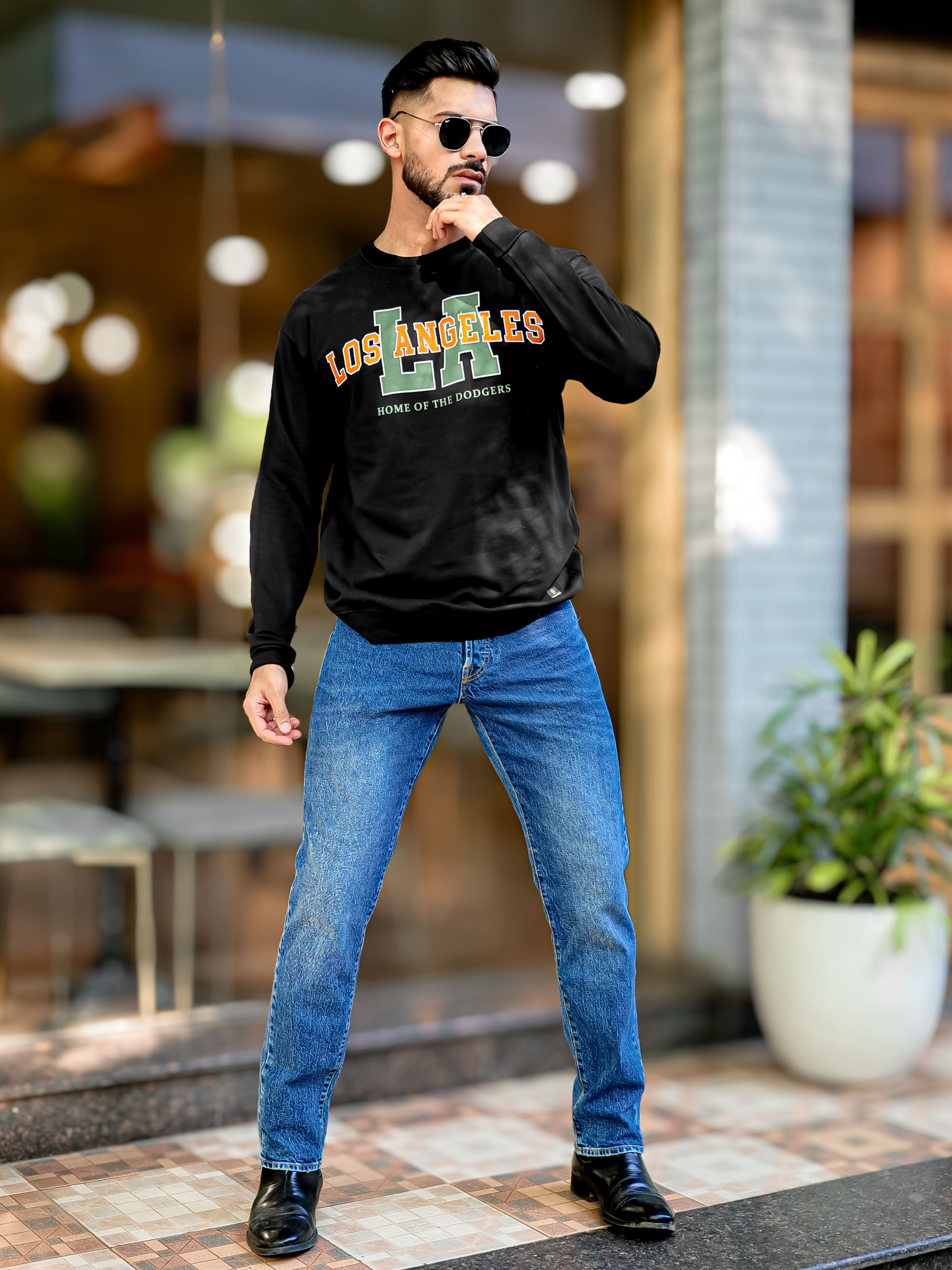 LosAngles Black Sweatshirt