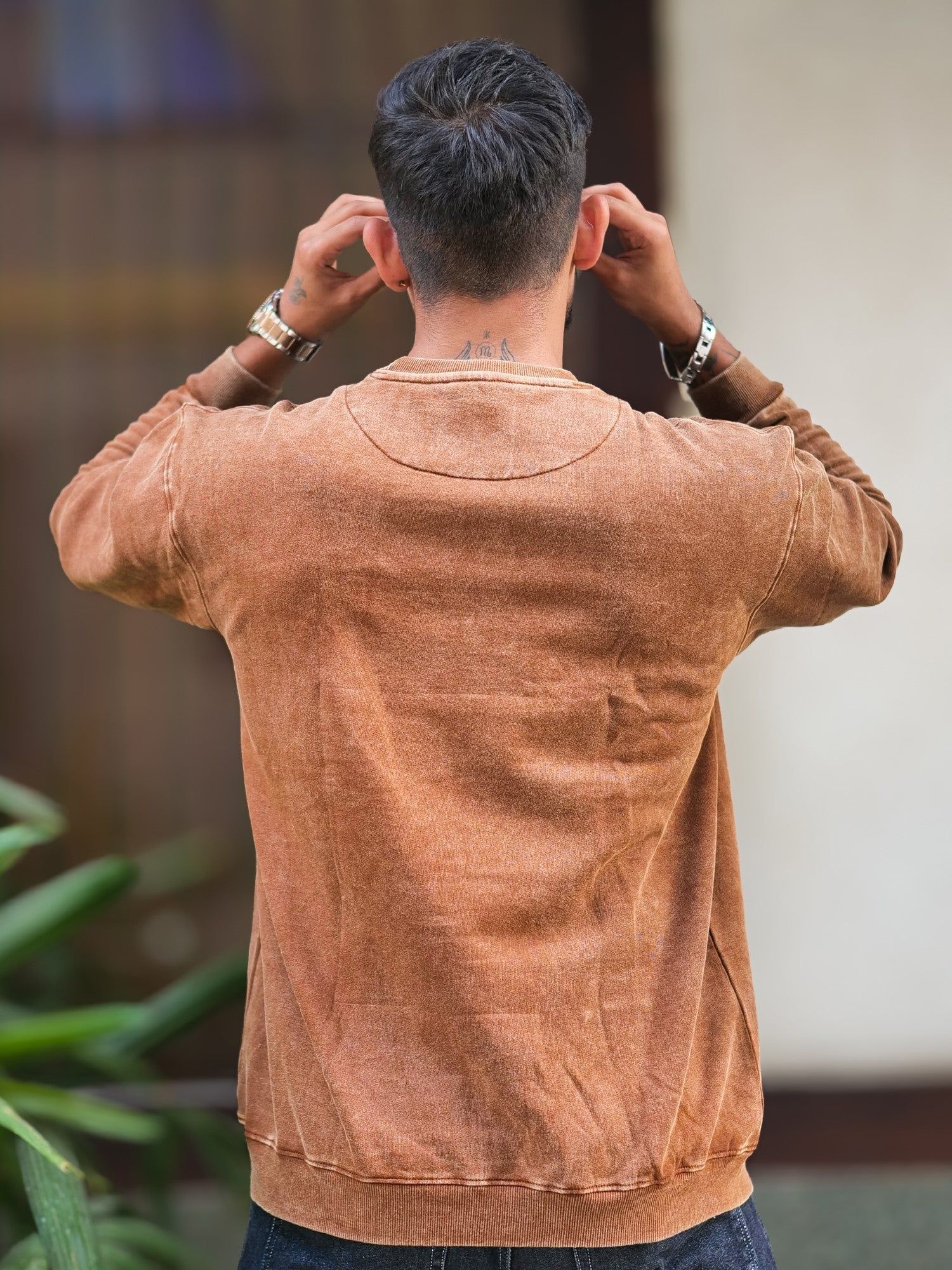 Rugged Brown Sweatshirt