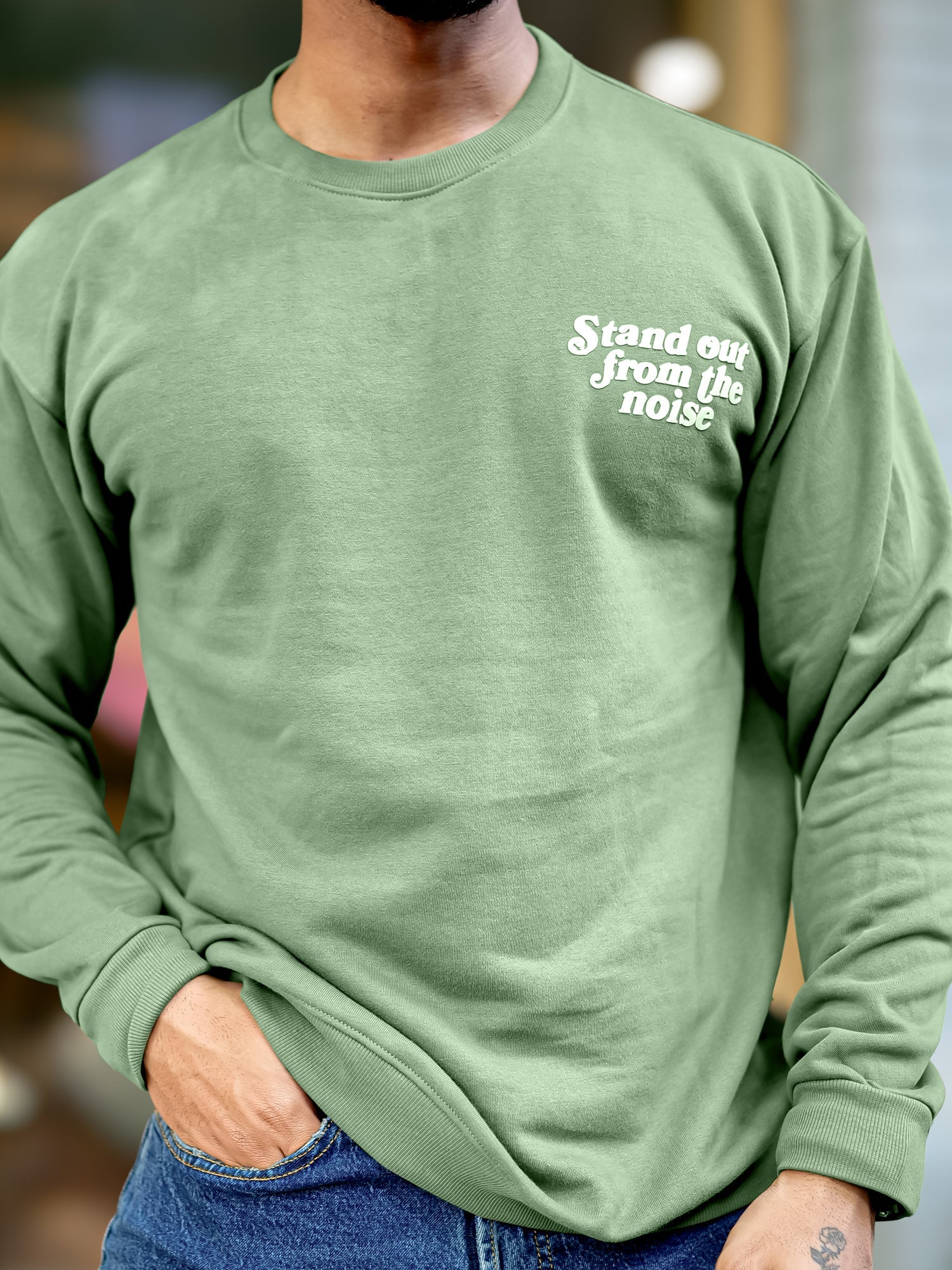 Noise Hunter Green Sweatshirt