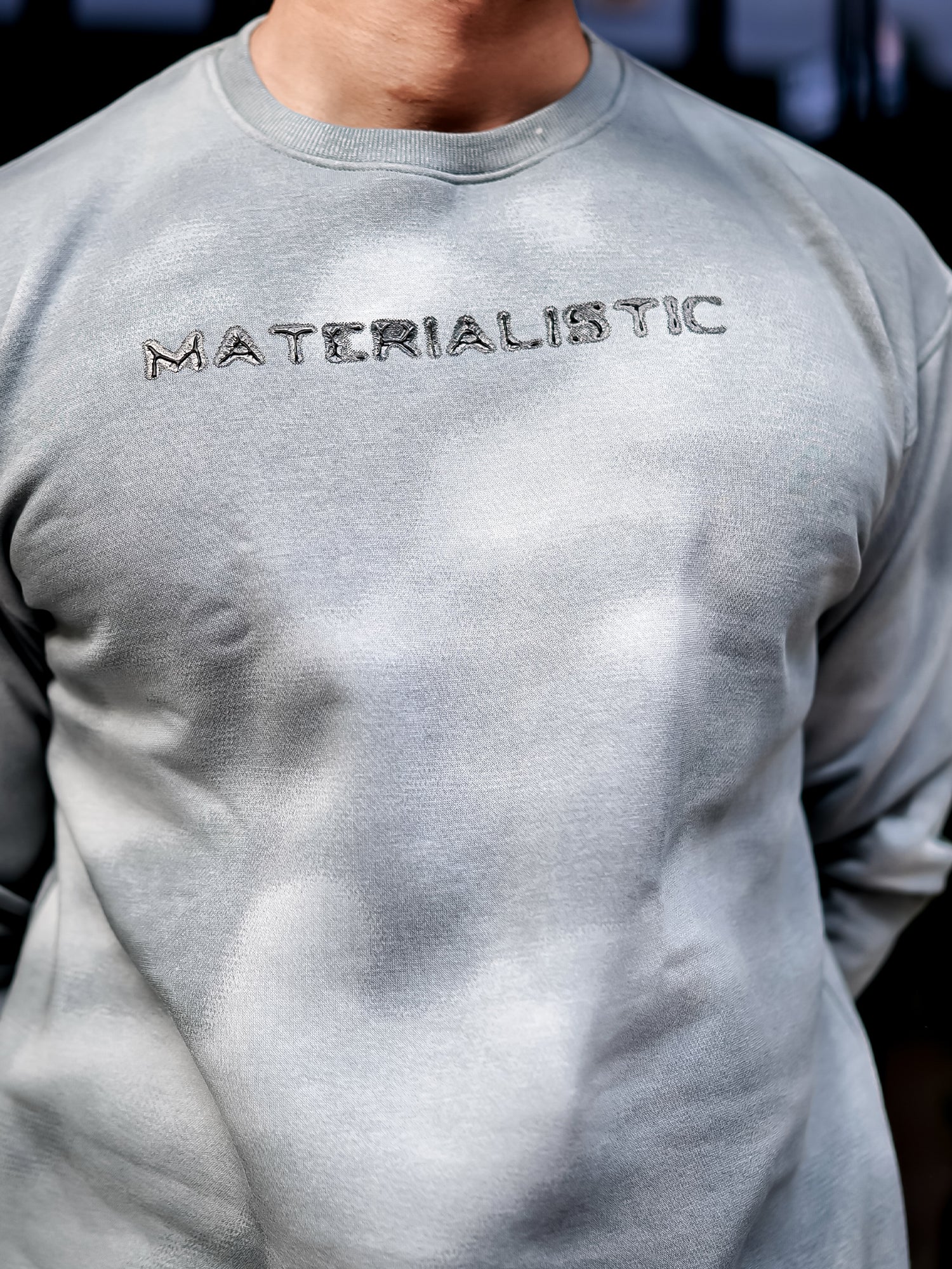 Materialistic Light Grey Sweatshirt