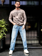 Materialistic Light Onion Full Sleeve Sweatshirt